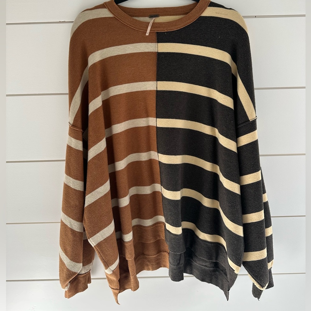Free People Stripe Jumper